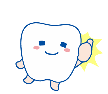 歯ちゃんガッツポーズ